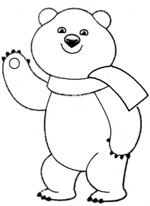 как нарисовать олимпийского медведя поэтапно