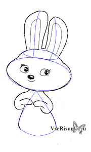 как рисовать олимпийского зайца 2014