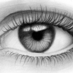 Как нарисовать правый глаз. Как нарисовать реалистичный глаз карандашом
