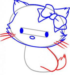 как нарисовать котенка простым карандашом