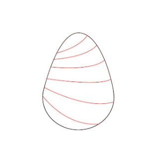 как нарисовать красивое пасхальное яйцо