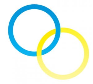 Как рисовать олимпийские кольца